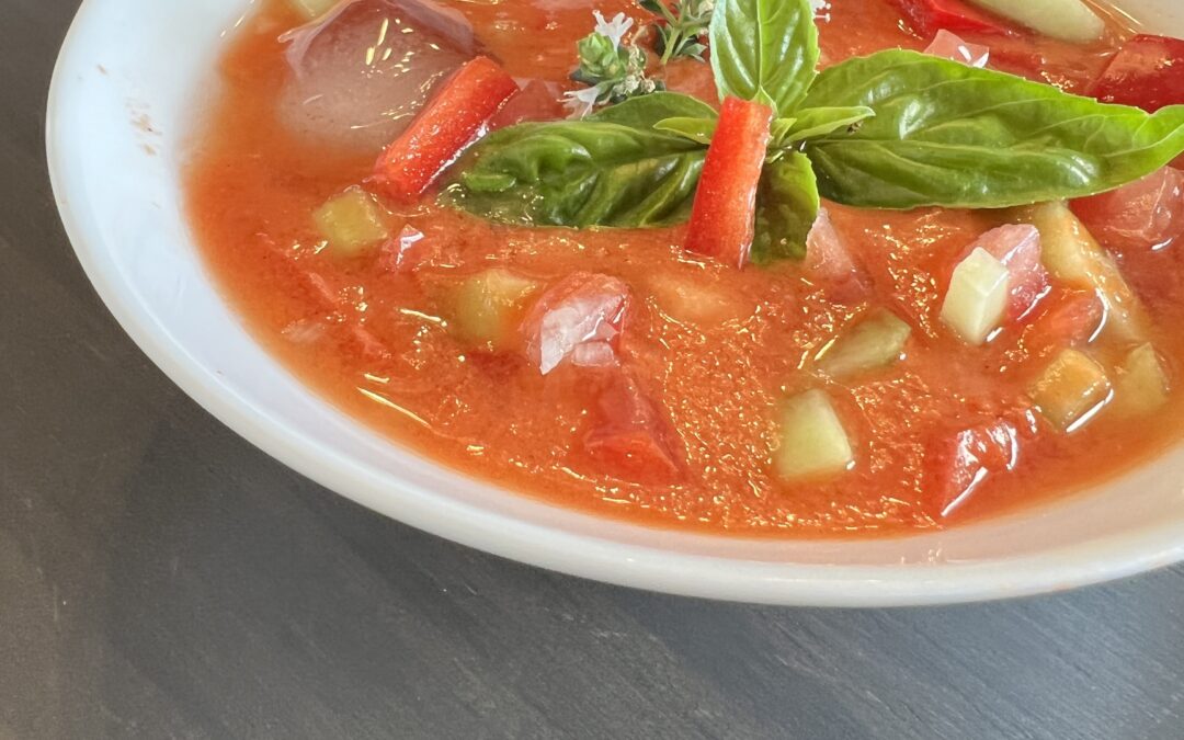 Die Suppe ist kalt- ist ja auch Gazpacho
