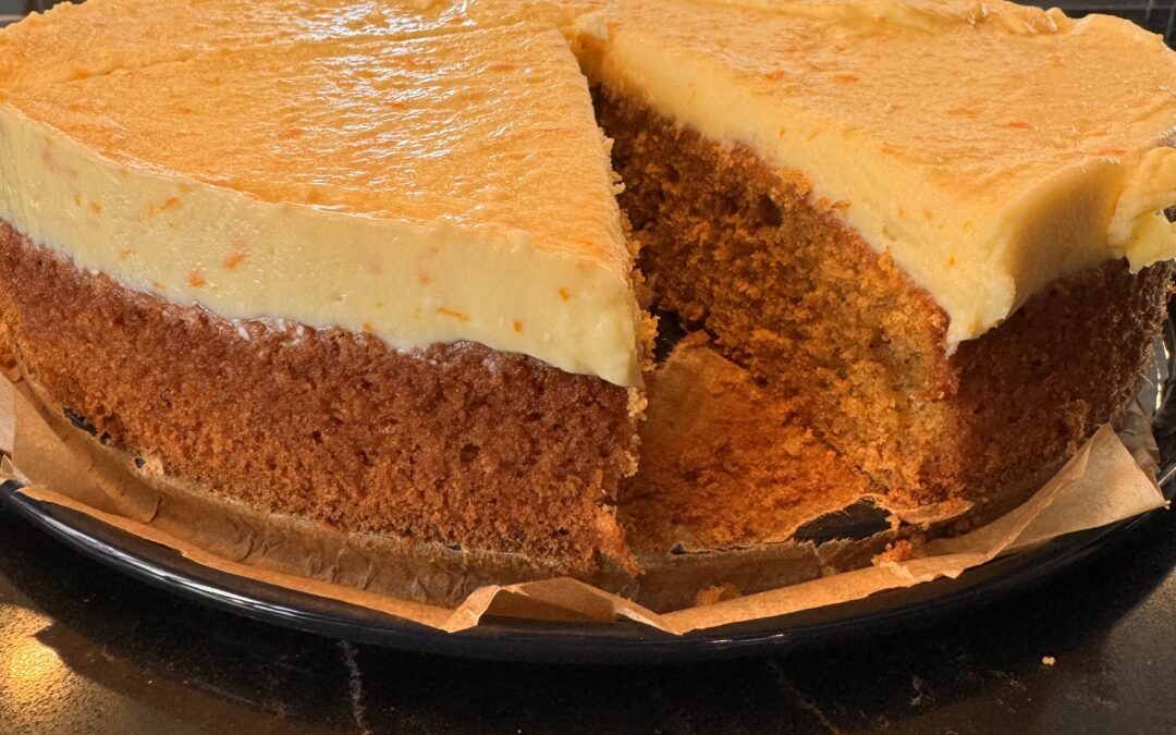 Karottenkuchen mit Orangen- Frosting